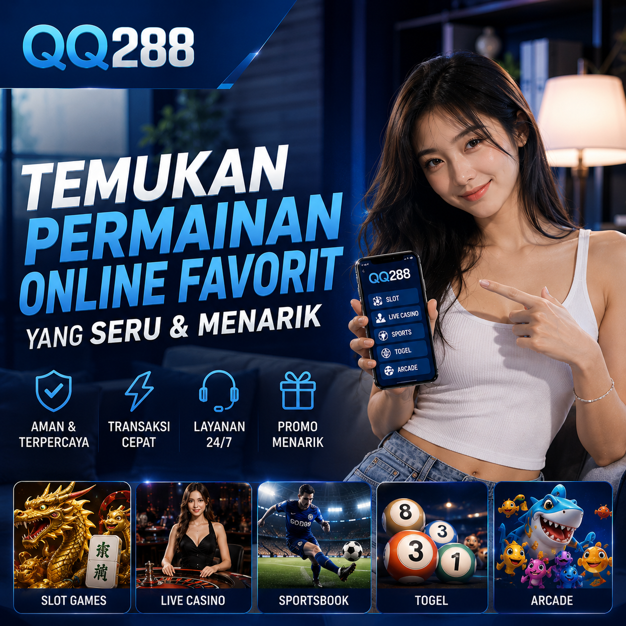 QQ288 Front Black 